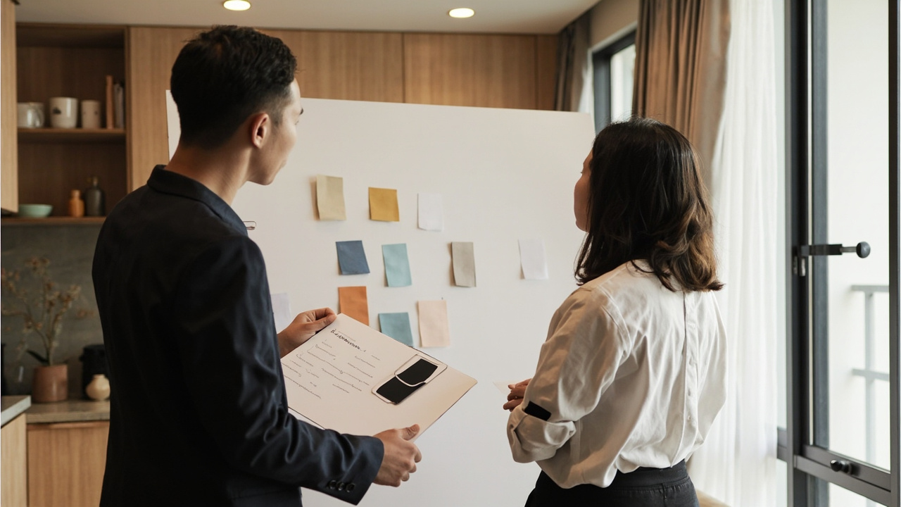 Proses dan langkah renovasi interior apartemen secara sistematis
